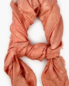 Louis Vuitton Monogram Shawl Peach