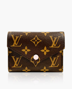 Louis Vuitton Monogram Victorine Wallet Rose Ballerine