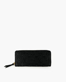 Louis Vuitton Clémence Wallet Monogram Black Empreinte