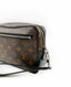 Louis Vuitton Monogram Macassar Kasai Clutch Black