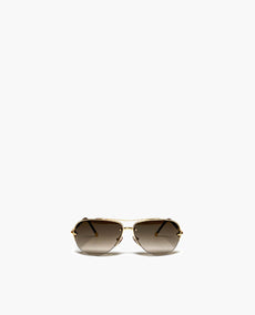 Louis Vuitton Monogram Petite Viola Pilot Aviator Sunglasses