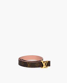 Louis Vuitton Initiales Monogram Reversible Belt 85 Rose