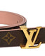 Louis Vuitton Initiales Monogram Reversible Belt 85 Rose