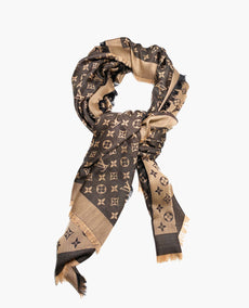 Louis Vuitton Denim Monogram Shawl