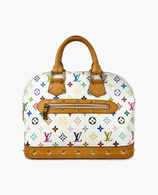 Louis Vuitton Multicolor Alma White