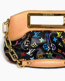 Louis Vuitton Monogram Multicolor Judy MM Black