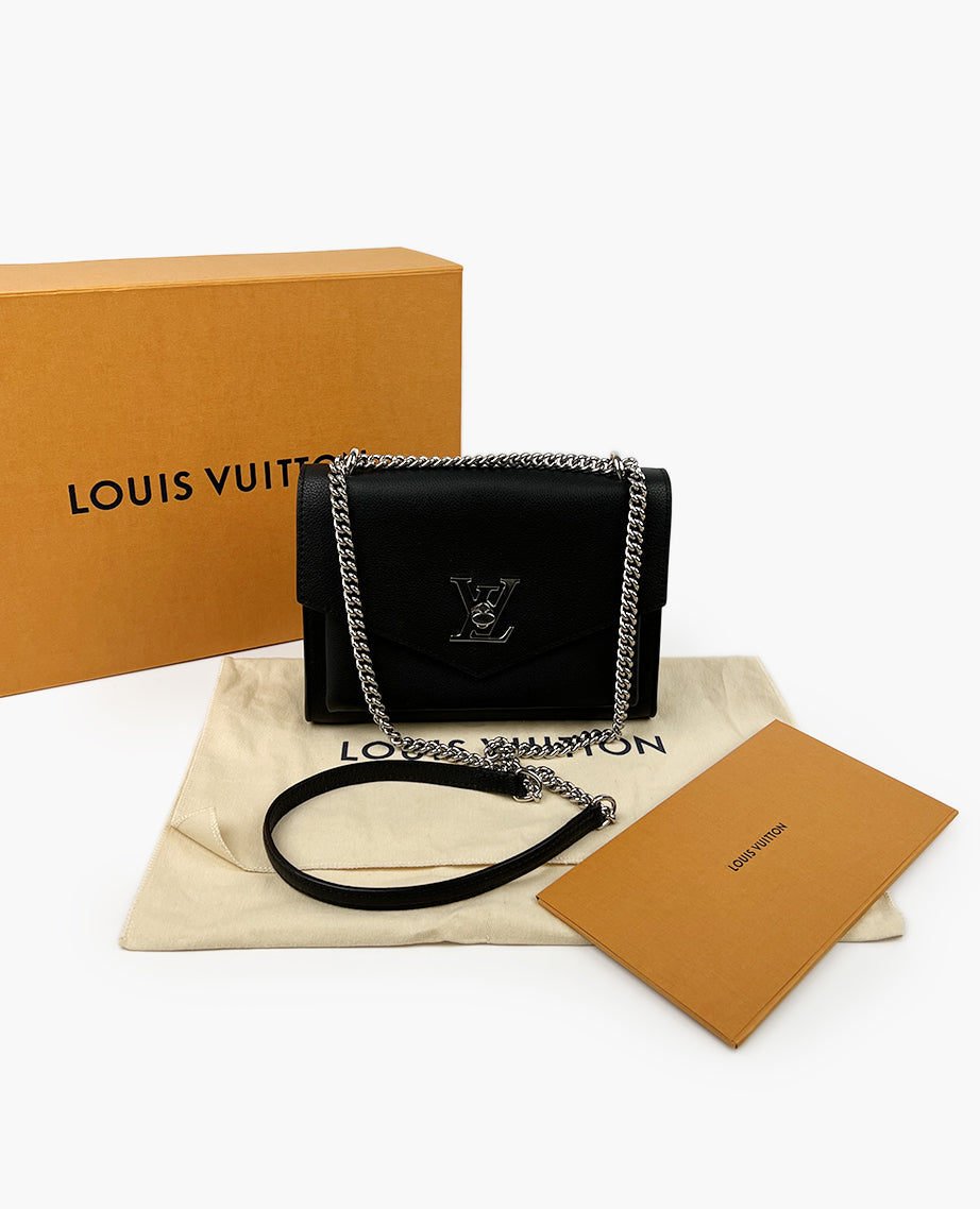 Louis Vuitton Mylockme Chain Black Bag – Luxury Helsinki