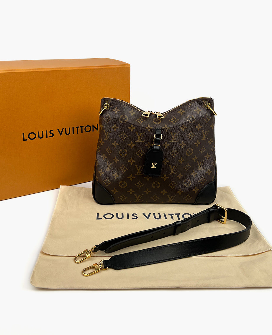 Louis Vuitton Odéon MM Monogram Black Bag – Luxury Helsinki