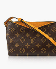 Louis Vuitton Pallas Clutch Monogram Safran