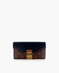 Louis Vuitton Pallas Wallet Monogram Black