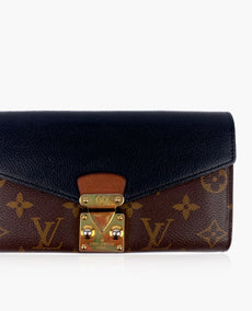 Louis Vuitton Pallas Wallet Monogram Black