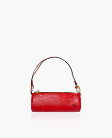 Louis Vuitton Mini Papillon in Red Epi Leather