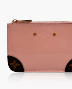 Louis Vuitton Venice Key Pouch Vernis Rose Ballerine