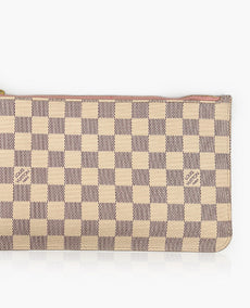 Louis Vuitton Pochette Damier Azur Rose Ballerine