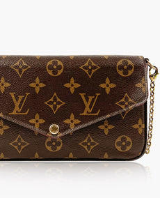 Louis Vuitton Pochette Félicie Monogram Fuchsia Pink