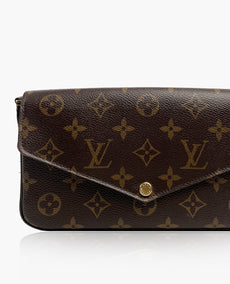 Louis Vuitton Pochette Félicie Monogram Fuchsia Pink