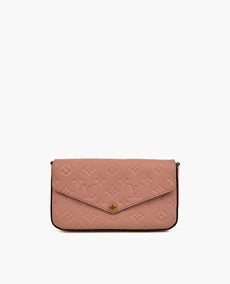 Louis Vuitton Felicie Pochette Empreinte Rose