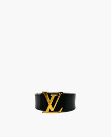 Louis Vuitton Initials 40 mm Reversible Belt Black