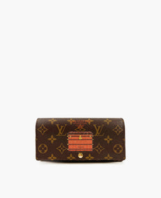 Louis Vuitton Monogram Trunks Illustre Sarah Long Wallet