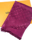 Louis Vuitton Monogram Shawl Plum