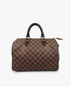 Louis Vuitton Speedy 30 Damier Ebene