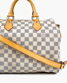 Louis Vuitton Speedy 30 B Damier Azur