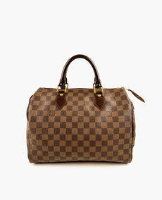 Louis Vuitton Speedy 30 Damier Ebene