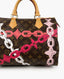 Louis Vuitton Bay Rose Ballerine Poppy Limited Edition Chain Flower Speedy 30 laukku