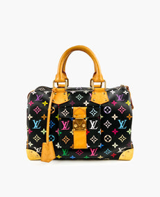 Louis Vuitton Speedy 30 Multicolor Black