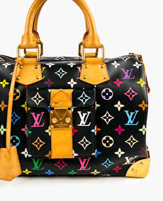 Louis Vuitton Speedy 30 Multicolor Black