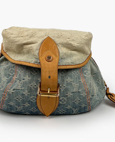 Louis Vuitton Monogram Ombre Blue Denim Sunburst Crossbody Bag