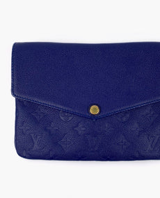 Louis Vuitton Twinset Blue Empreinte