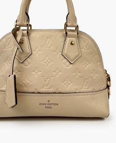 Louis Vuitton Alma BB Empreinte Creme