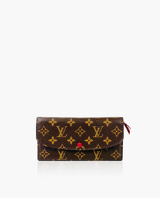 Louis Vuitton Emilie Wallet Monogram Fuchsia