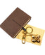 Louis Vuitton Gold-tone Flower Logo Key Charm