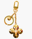 Louis Vuitton Gold-tone Flower Logo Key Charm