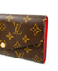 Louis Vuitton Monogram Lompakko Sarah Coquelicot