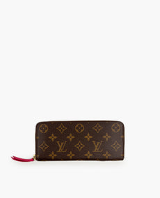 Louis Vuitton Clémence Wallet Monogram Fuchsia