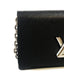 Louis Vuitton Twist Chain Wallet Black