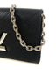 Louis Vuitton Twist Chain Wallet Black