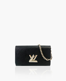 Louis Vuitton Twist Chain -lompakko, musta