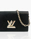 Louis Vuitton Twist Chain Wallet Black