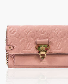 Louis Vuitton Empreinte Vavin Chain Wallet Rose Poudre