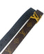 Louis Vuitton Iconic Monogram Reversible Belt 90 Black