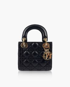 Lady Dior Mini Black CHW