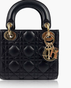 Lady Dior Mini Black CHW