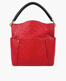 Louis Vuitton Red Monogram Empreinte Leather Bagatelle Bag