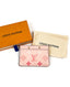 Louis Vuitton Card Holder Bouton De Rose Pink