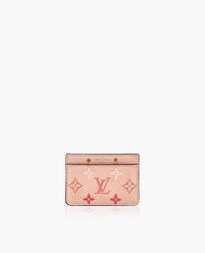 Louis Vuitton Card Holder Bouton De Rose Pink