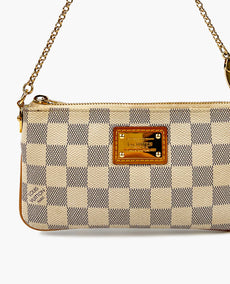 Louis Vuitton Milla MM Pochette Damier Azur